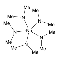 Pentakis(dimethylamino)niobium - CAS:19824-58-9 - Nb(NMe2)5, PDMAN, Niobium pentakis(dimethylamide), Niobium pentakis(dimethylamino), Niobium(V) dimethylamide, Pentakis(dimethylamido)niobium